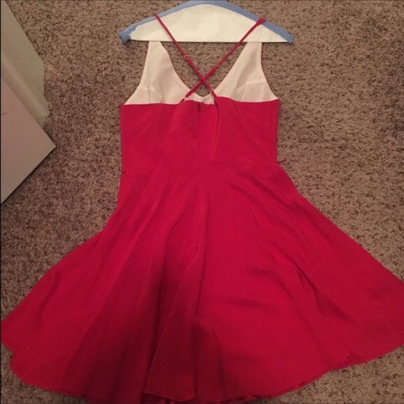 Amanda Uprichard red skater dress - Picture 2 of 4